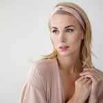 Повязка для волос ESSENTIAL, розовая (пыльная роза)