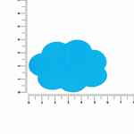 Наклейка тканевая LUNGA CALUM, L, голубая