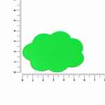 Наклейка тканевая LUNGA CALUM, L, зеленый неон