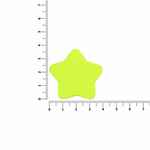 Наклейка тканевая LUNGA BIAL, M, желтый неон