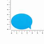 Наклейка тканевая LUNGA BUBBLE, M, голубая