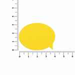 Наклейка тканевая LUNGA BUBBLE, M, желтая