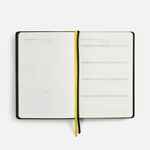 Ежедневник ALANIS, недатированный, черный с желтым