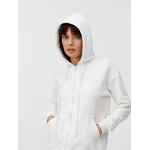Толстовка унисекс оверсайз на молнии ZIPPY TERRY, белая, размер XS/S