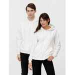Толстовка унисекс оверсайз на молнии ZIPPY TERRY, белая, размер XS/S
