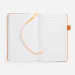 Ежедневник WHITE SHALL, недатированный, бело-оранжевый