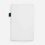 Ежедневник WHITE SHALL, недатированный, бело-зеленый