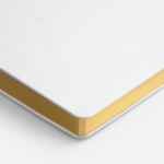 Ежедневник NEBRASKA FLEX, недатированный, белый с золотистым