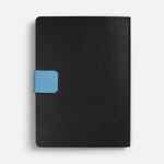 Ежедневник BOOM, недатированный, черный с голубым