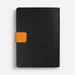Ежедневник BOOM, недатированный, черный с оранжевым