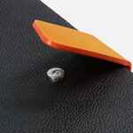 Ежедневник BOOM, недатированный, черный с оранжевым