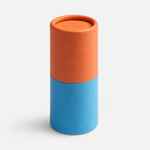 Набор цветных карандашей с мелками KIDDO TUBE, голубой с оранжевым