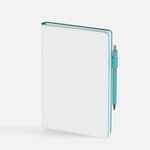 Набор WHITE SHALL, бело-бирюзовый