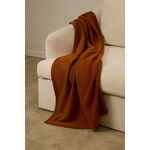 Плед ORNATO, оранжевый (светлое золото)