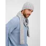 Шарф METELITSA, серебристо-серый меланж