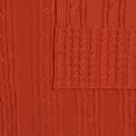 Плед REMITTI, оранжевый (морковь)