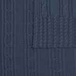 Плед REMITTI, серо-синий (сланец)