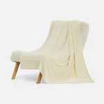 Плед CHAINFIELD, белый (молочный)