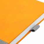 Ежедневник HORIZON, недатированный, серый с оранжевым