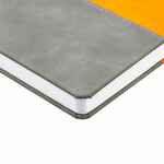 Ежедневник HORIZON, недатированный, серый с оранжевым