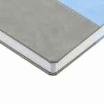 Ежедневник HORIZON, недатированный, серый с голубым