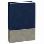 Ежедневник HORIZON, недатированный, серый с синим