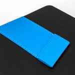 Ежедневник BOOKMARK, недатированный, черный с голубым