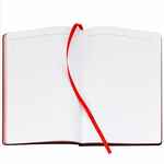Ежедневник BOOKMARK, недатированный, черный с красным