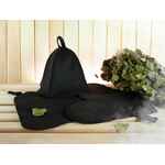 Банная рукавица HEAT OFF, черная