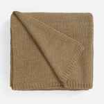 Плед LONGVIEW, коричнево-бежевый меланж