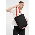 Шопер B5, черный с красными ручками