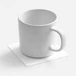 Костер COSTERO, квадратный, белый