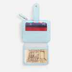 Картхолдер на молнии UNISON, голубой