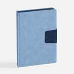 Ежедневник GRANDE STRAP на заказ, датированный, голубой