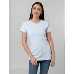 Футболка женская T-BOLKA STRETCH LADY, белая (холодный оттенок), размер S