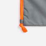 Рюкзак B3, серый с оранжевыми лямками