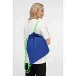 Рюкзак B3, синий с зелеными лямками