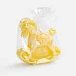 Свеча фигурная «Лошадка-качалка», желтая