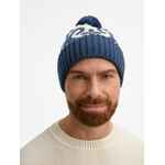 Шапка WINTERTUDE, синяя с белым