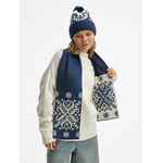 Шапка WINTERTUDE, синяя с белым