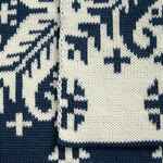 Шарф WINTERTUDE M, синий с белым