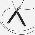 Скоростная скакалка PROFI COMFI, черная