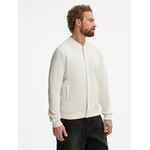 Бомбер унисекс NUPPU, молочно-белый, размер S