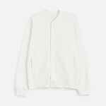 Бомбер унисекс NUPPU, молочно-белый, размер S