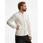 Бомбер унисекс ATMOSWEAR, молочно-белый, размер S