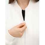 Бомбер унисекс TOWNIE, молочно-белый, размер S