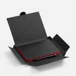 Набор DOPPIO, черный с красным