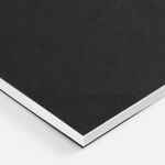 Блокнот SALVADOR в клетку, черный VER.2