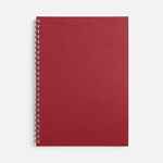 Блокнот SALVADOR в клетку, красный VER.2