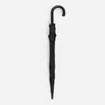 Зонт-трость HIDECOLOR с цветными спицами, черный с красным